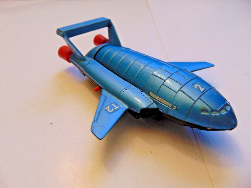 DINKY TOYS THUNDERBIRD 2 GERRY ANDERSON VINTAGE DIECAST ENGLAND RARE BLACK BASE