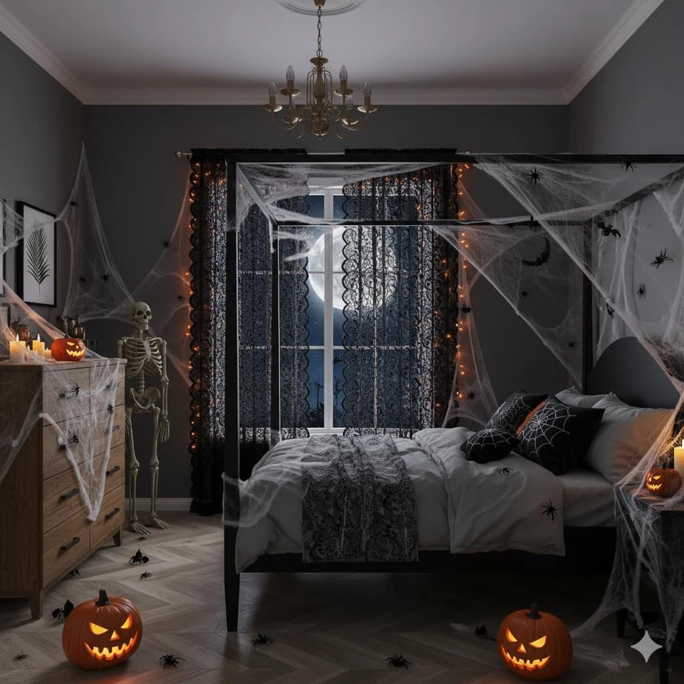 Cortinas de Encaje Transparente Negras 63 pulgadas Lujo Vintage Floral Transparente Cortina de Ventana... Foto 2 de 4