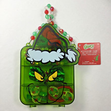 Dr. Seuss' The Grinch Hair Accessory Case Bow/ Hair Clips/ Necklace 