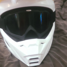 Istorm White Dirt Bike Helmet Small
