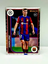 2023-24 Topps Chrome Merlin Fermin Lopez (RC) Barcelona Rookie