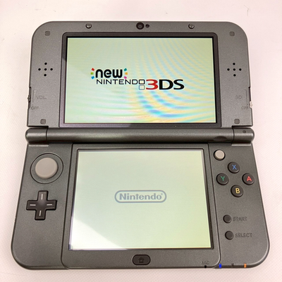 TOP IPS Nintendo new 3DS LL XL Metallic Black Console Region