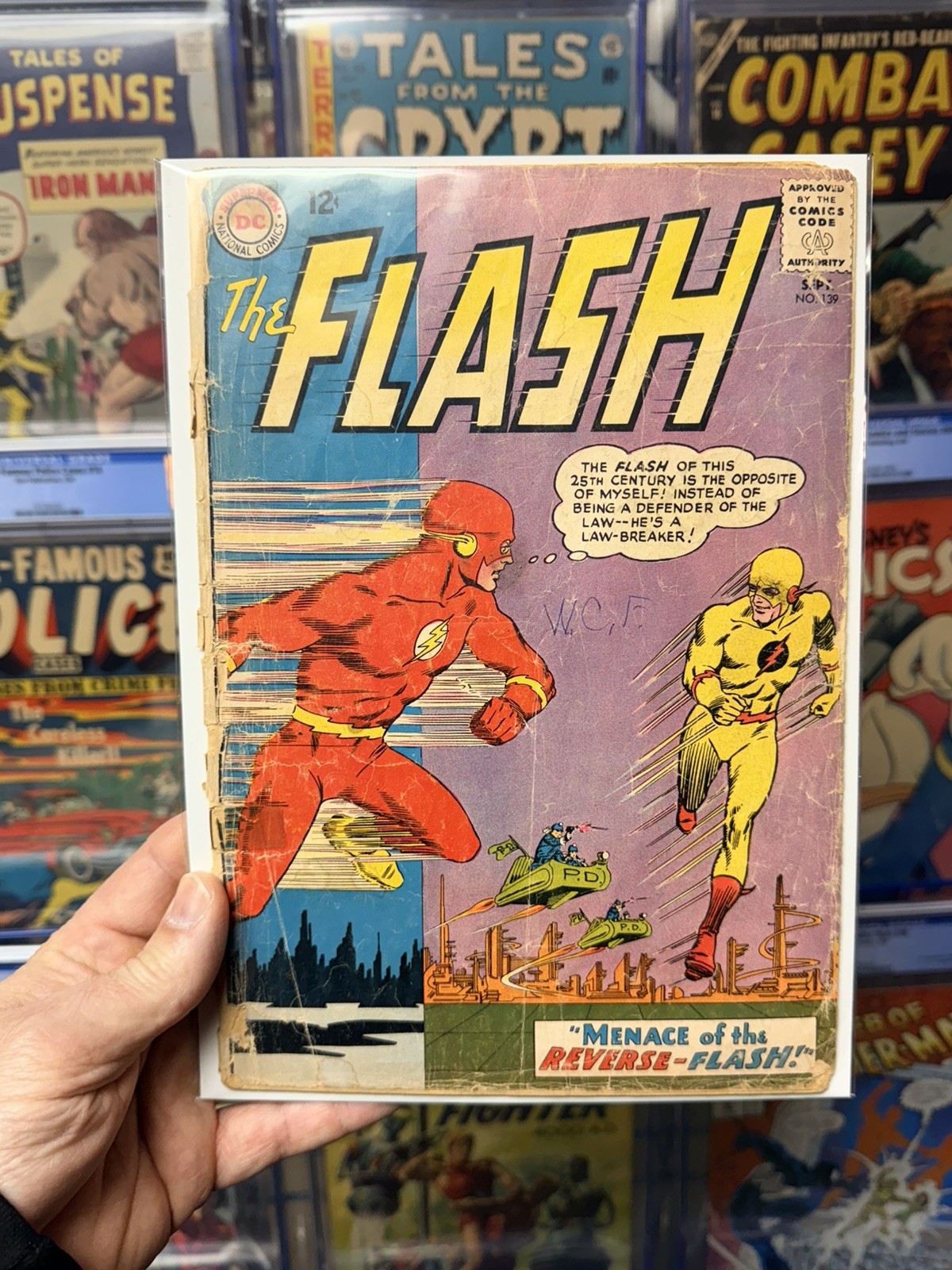 The Flash #139 (DC Comics September 1963) 1st Reverse Flash Professor Zoom 