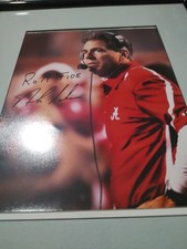 Nick Saban Autographed 8x10 Photo University Of Alabama