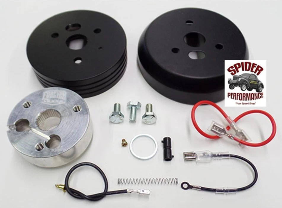 1969-1989 Pontiac leather steering wheel 13 3/4" DRIFTER - Image 4 of 4