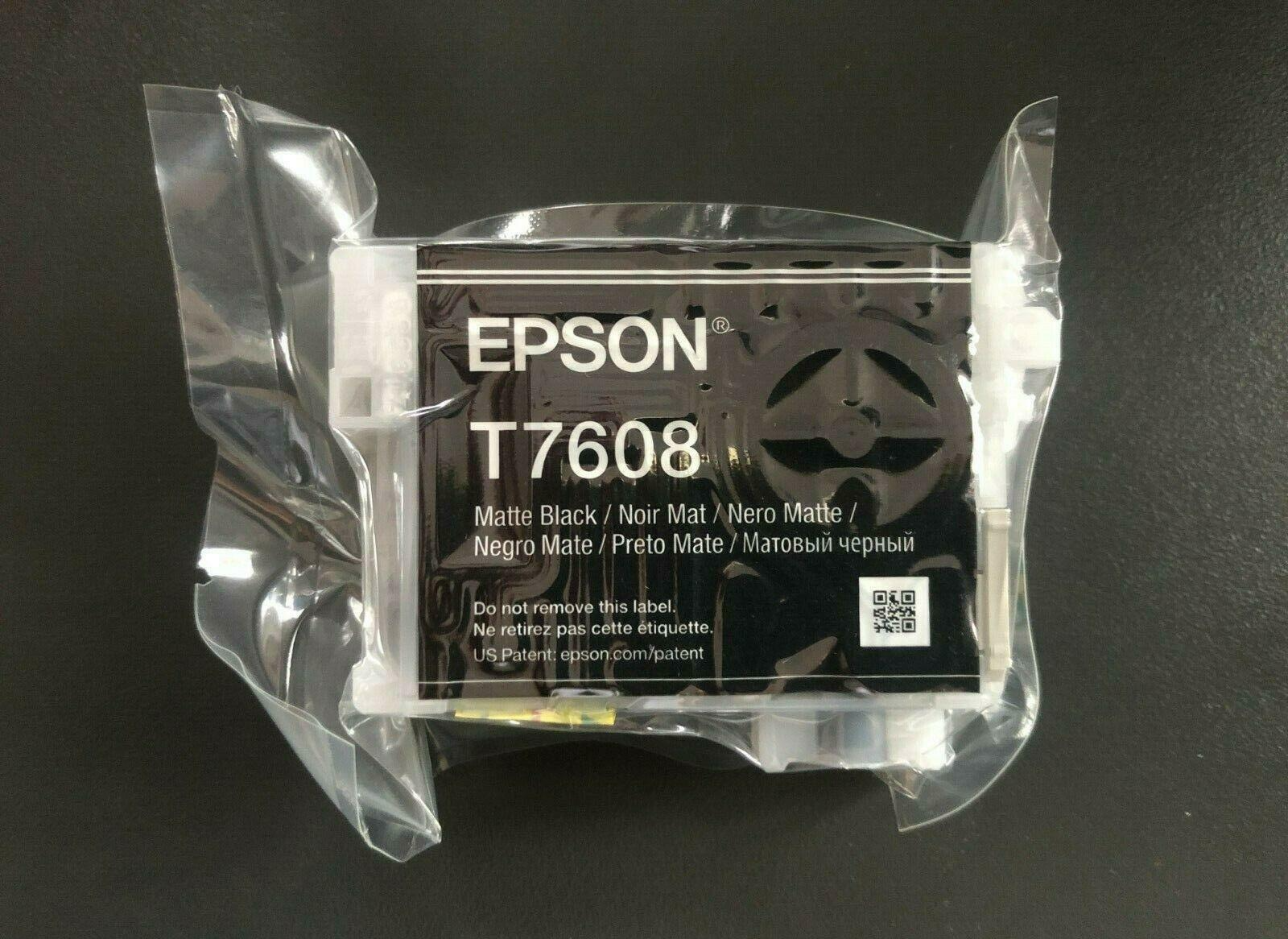 Genuine Epson Ink Cartridge - T7608 MATTE BLACK / SC-P600 (INC VAT)