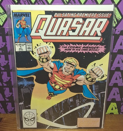 Quasar #1 First Solo Title & Origin Marvel Comics 1989
