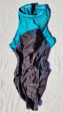 SPEEDO Hydrasuit Schwimmanzug Glanz Badeanzug Gr. 36 / M RRV Zipper BEACHTEN!