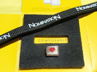 ** Original Nomination ROTES HERZ SILBER Charm UVP 29£ **