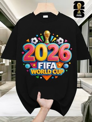 Men's FIFA Official 2026 World Cup T-Shirt - USA Canada Mexico National Design