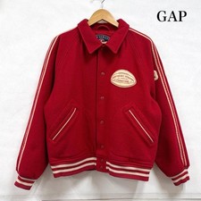 Gap vintage varsity classic Varsity Jacket OLD old quilted lining wool men's M I