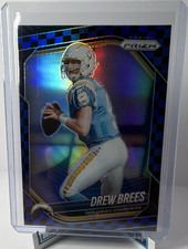 Panini Prizm 2025 Blue Checkerboard Drew Brees #266 San Diego Chargers NFL SSP