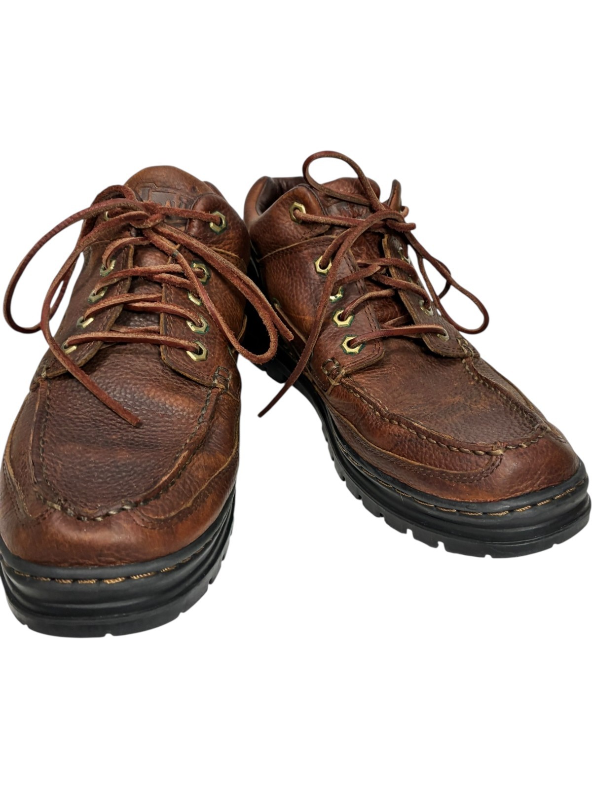 Justin Boots men's Camp Moc Brown Leather Lace-up Oxford Shoes 994 size 10M