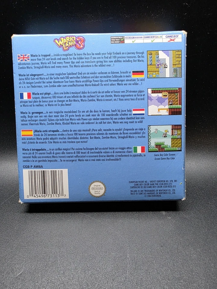 Wario Land 3 Nintendo Game Boy Color - Guter Zustand nur OVP Mit Anleitung  - Bild 2 von 4