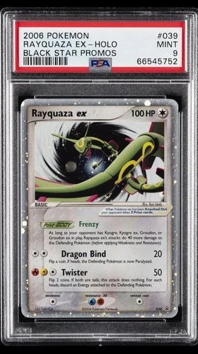 Pokémon TCG Rayquaza EX Nintendo Black Star Promos Holo Card 39 PSA 9 POP 302