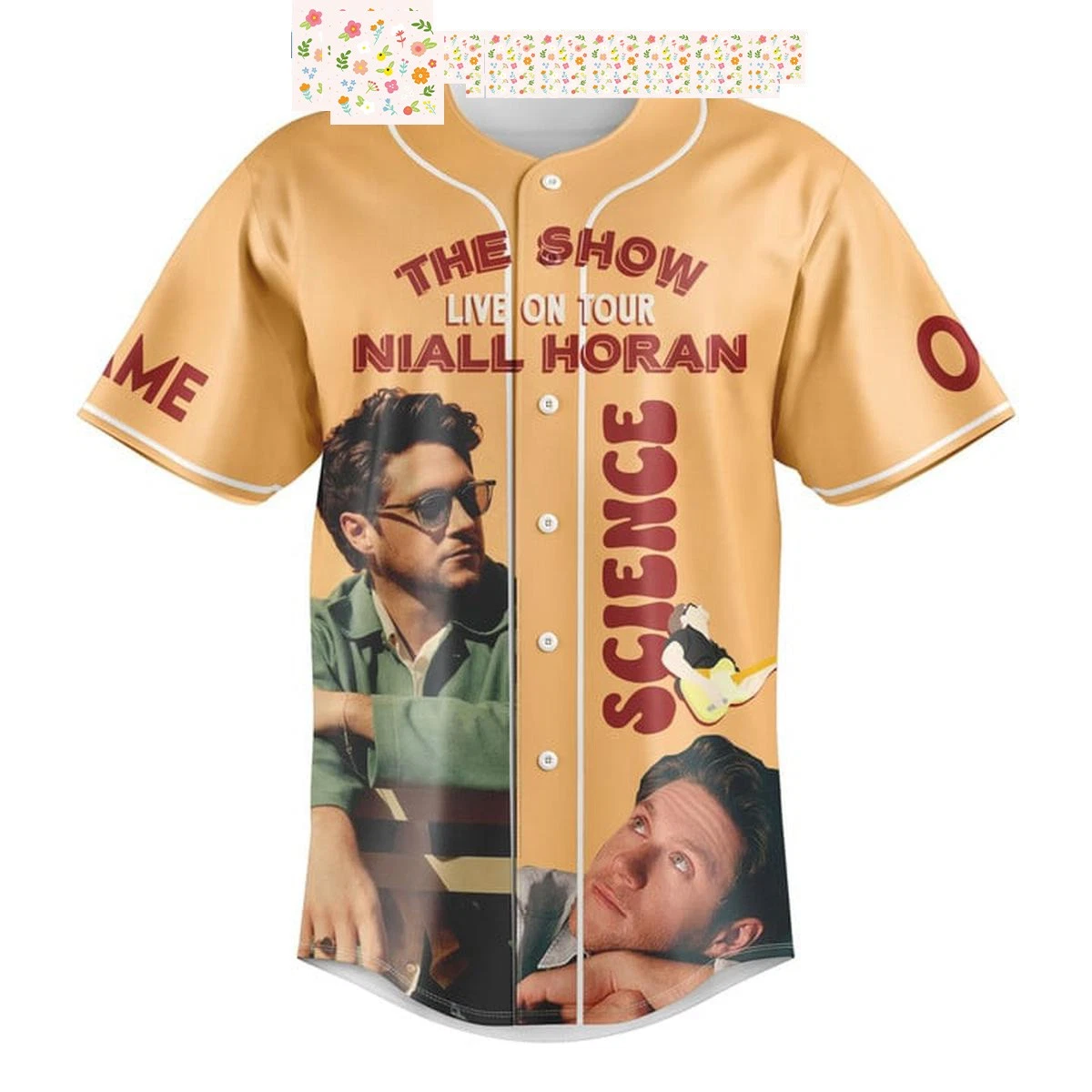 Niall Horan The Show Live On Tour Personalized Baseball Jersey