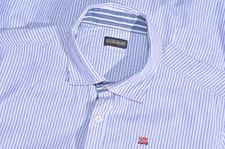 Napapijri Men's Long Sleeve Button Down Slim Fit Collared Shirt Size M