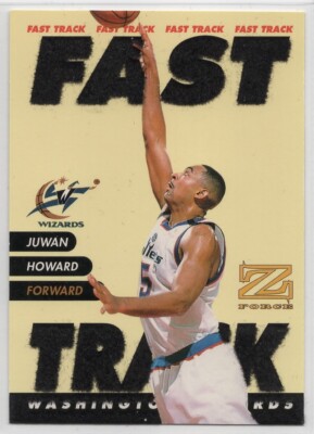 1997-98 SkyBox Z-Force Juwan Howard #4 of 12/FT Wizards Fast Track