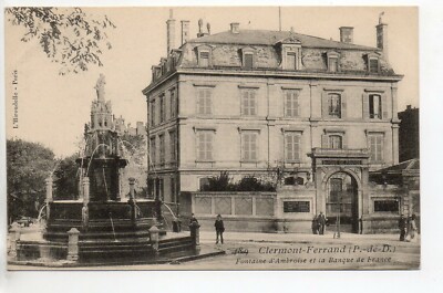 Theme THE BANK - the BANQUE DE FRANCE - POSTCARD 63 - CLERMONT FERRAND 5