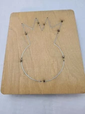 Ellison Accucut Award Ribbon or Pineapple 1B Die Cut WOOD 5” VGUC