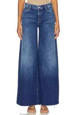 MOTHER SUPERIOR THE SWISHER SNEAK FRAY WIDE LEG JEANS PUNCH BUGGY SIZE 27