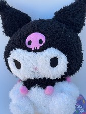 Soft toys Plush Stuffed Animal Teddy Bear Kuromi 8 1/2" White Black