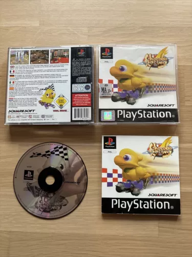 Chocobo Racing Sony Playstation 1 PS1 PSX PsOne - CIB - Complete *Collector*