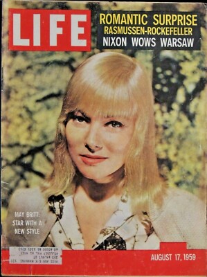 LIFE August 17,1959 May Britt / First Hawaiian Election / Nixons in Poland