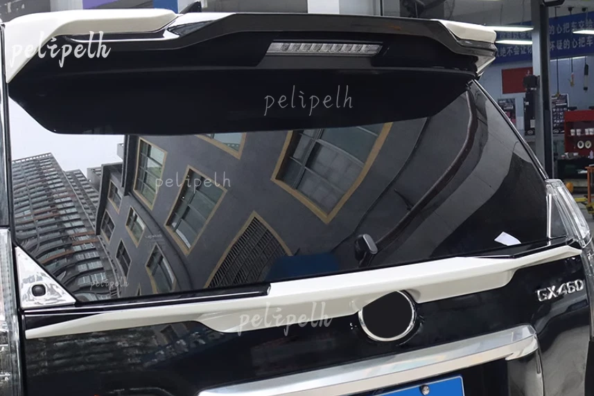 Alerón trasero negro + blanco brillante para Lexus GX460 2010-2023 Foto 3 de 4