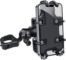 8 Claws UTV Phone Mount 360° Adjustable Phone Holder Fits 1.75"-2" Round Tube