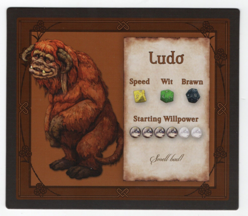 Jim Henson's Labyrinth Das Brettspiel Ersatzteile - Charakterkarte Ludo - Bild 1 von 1