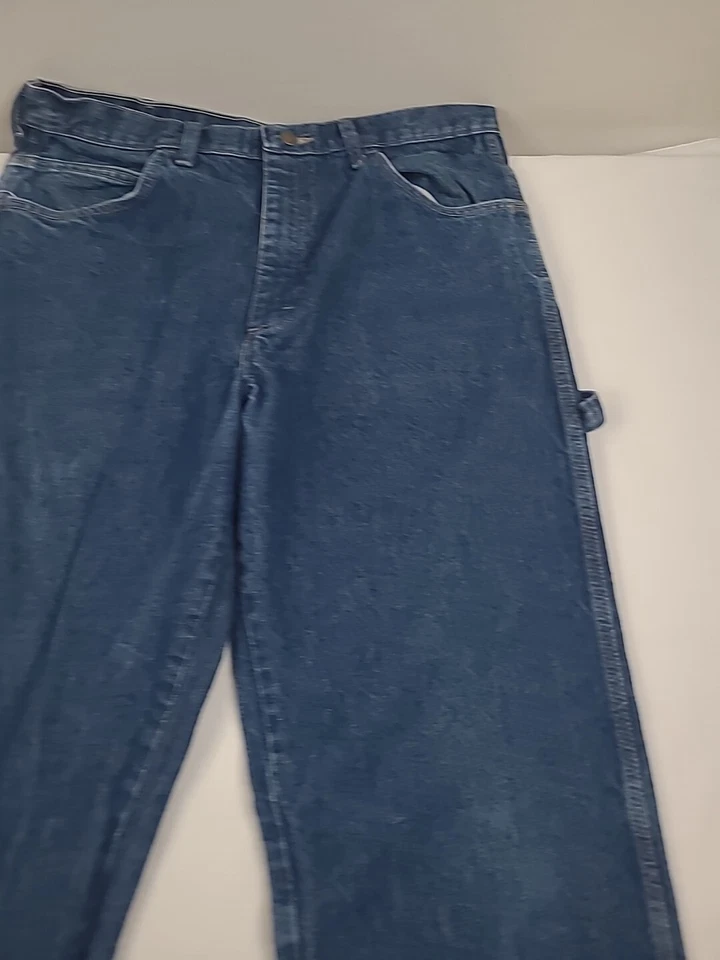 Bulwark FR Pants Adult 36x34 Blue Denim Carpenter Saftey Workwear Certified - Image 2 of 4