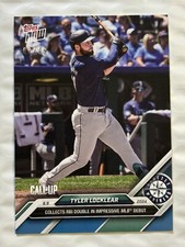 Tyler Locklear - 2024 MLB TOPPS NOW Card 281 - 1st HIT DEBUT Blue Parallel 02/49
