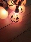 Halloween Pumpkin Jack O' Lantern Blow Mold String Lights 1 Set of 10  — photo 8