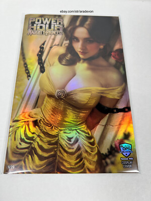 BLACK OPS PUBLISHING POWER HOUR 2 Belle Beastly PRINCESS FOIL TRADE BY SHIKARII