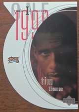 Tim Thomas 1997-98 Upper Deck Rookie Discovery 1 Die-Cut #R7 Philadelphia 76ers