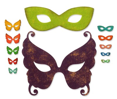 Tim Holtz Sizzix Thinlits Die Masquerade Alterations 664195