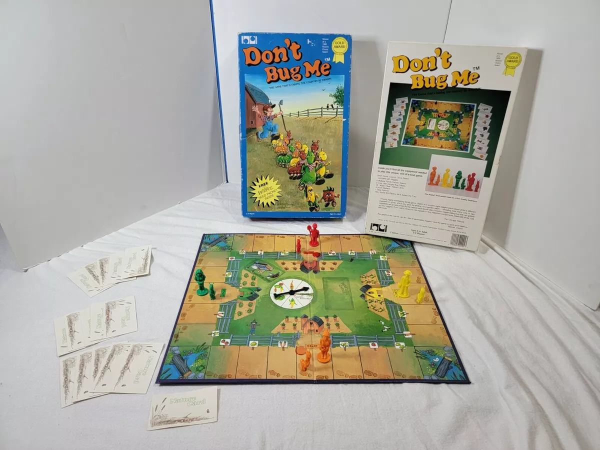 Vintage Don't Bug Me Board Game 1990 Award Winning family night