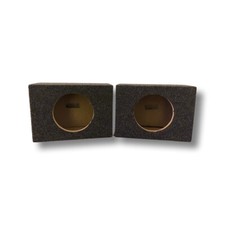 6.75” Car Audio Speaker Box Enclosures, 1 Pair Fits All 6.75” Speakers -Gray