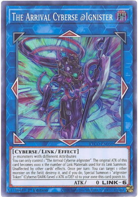 Yu-Gi-Oh Card - ETCO-EN050 - THE ARRIVAL CYBERSE @IGNISTER (super rare) - NM/M