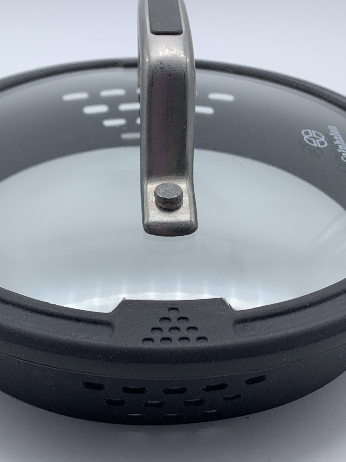 Calphalon 6" Glass & Silicone Strainer Lid Only, Replacement eBay