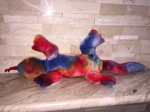 TY LIZZY THE TYE DYED LIZARD BEANIE BUDDY NO HANG TAG - Bild 4 von 5