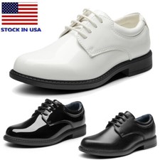 Boy Classic Oxfords Dress Shoes Toddler/Little Kid/Big Kid Wedding Formal Shoes