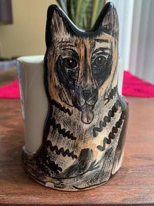 Rescue Me Now Coffee Mug German Shepherd Dog Cup Nina Lyman Design