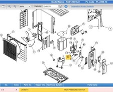 DAIKIN 2549274 HIGH PRESSURE SWITCH
