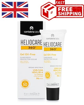 360 ölfreies Gel LSF 50 50ml/Gel Sonnenschutz für Gesicht/täglich UVA UVB sichtbares Licht