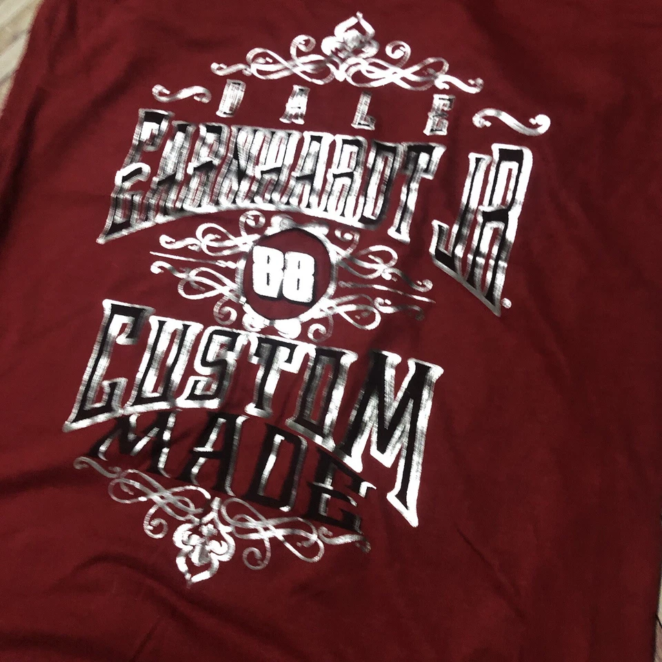 Fanatics Mujer Dale Earnhardt Jr. Camiseta sin mangas roja hecha a medida. Talla XL. Foto 3 de 4