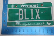 Vermont VT License Plate Tag Vanity  Drink Slang Blicks BLIX