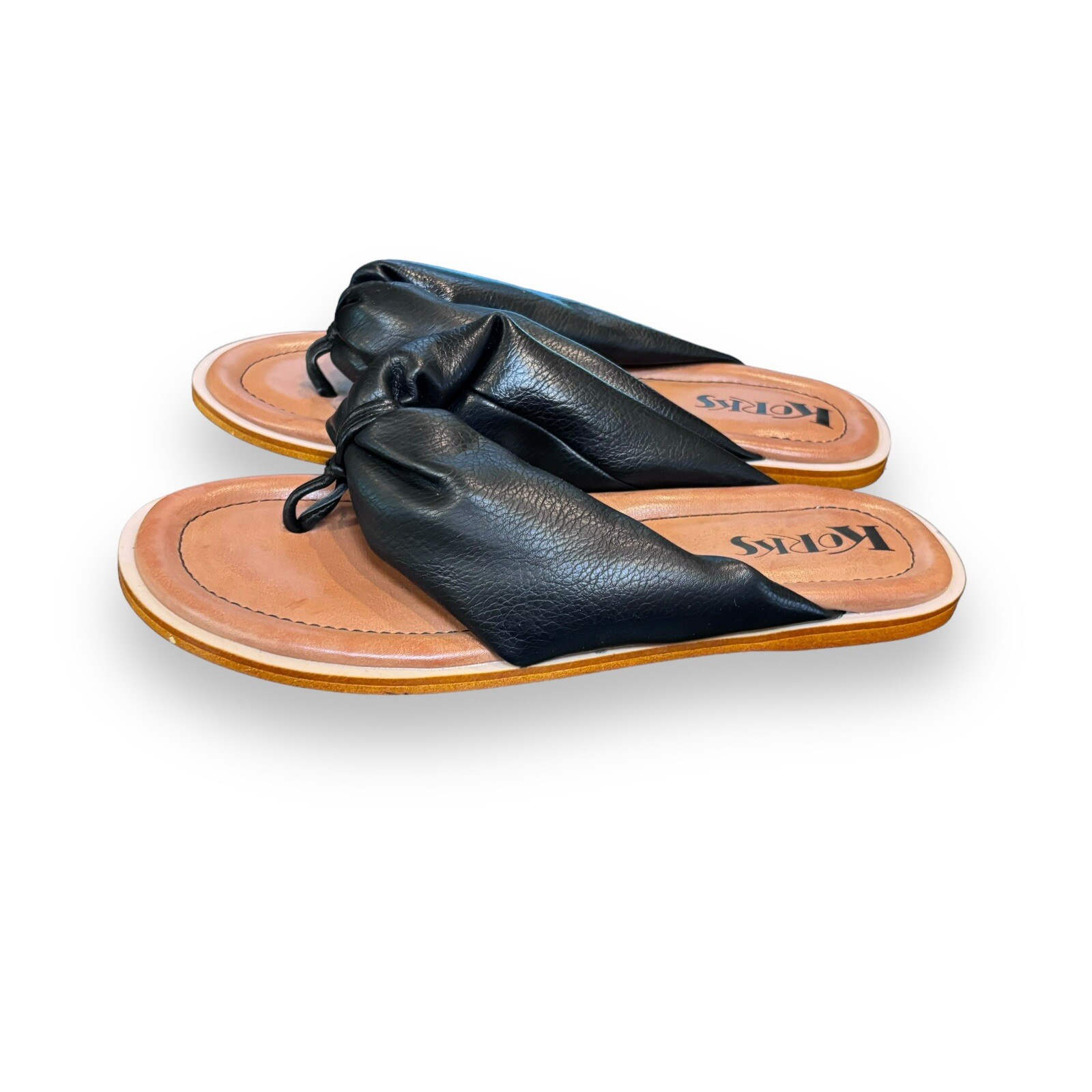 APL Sandali infradito donna Korks nero papavero taglia 8M