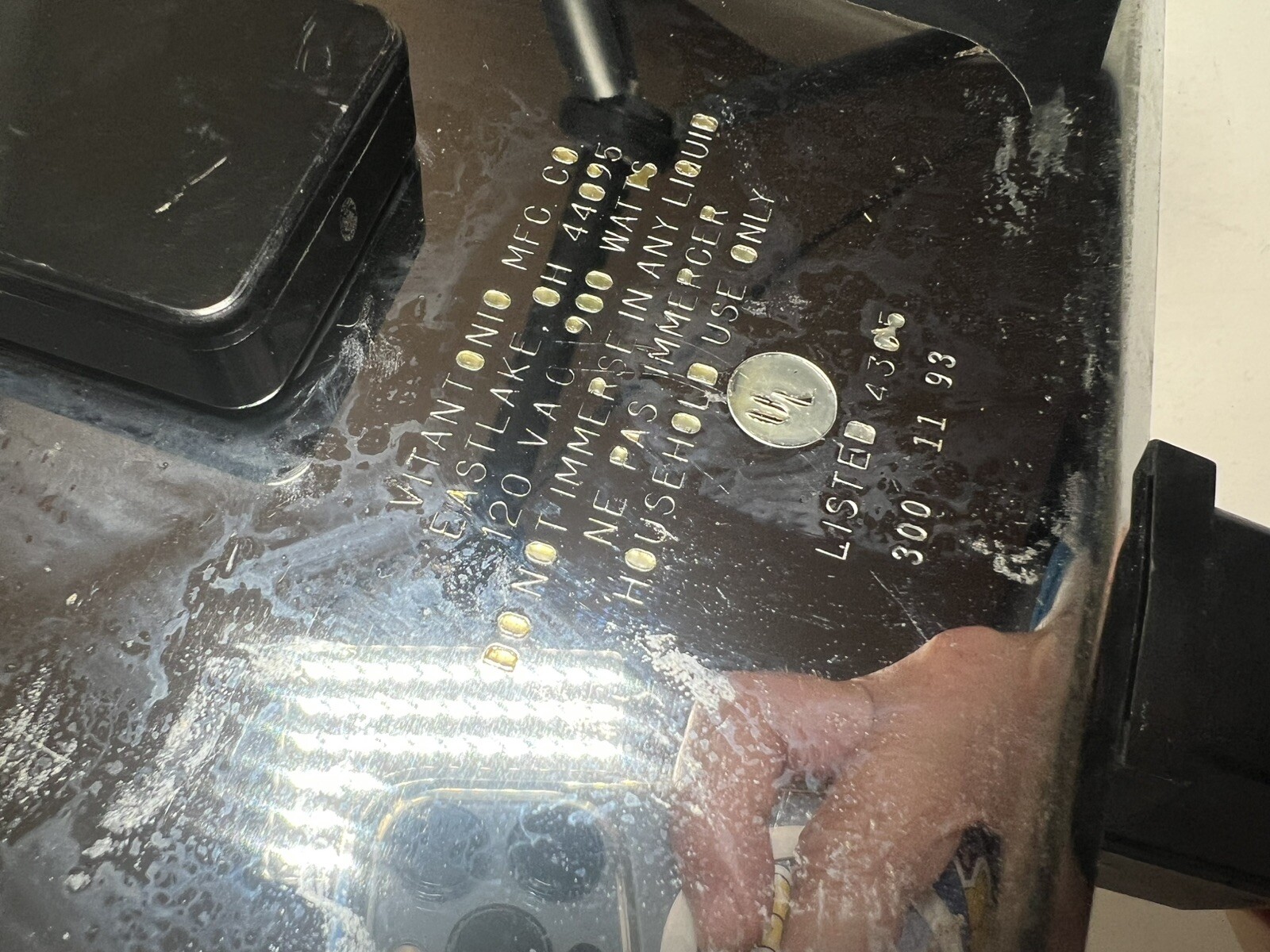 Vtg Vitantonio Pizzelle Chef 300 Italian Cookie Maker Baker USA Tested/Works